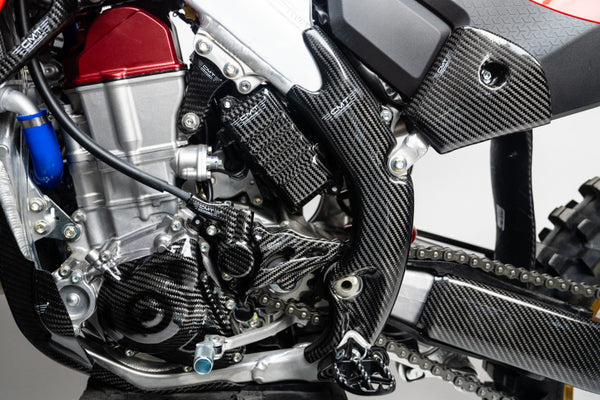 CMT Compositi Carbon Rear Side Panel Guards | Honda CRF 250 R / Multi-Model | 001059