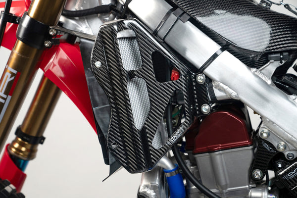 CMT Compositi Carbon Radiator Brace Kit | Honda CRF 250 R / Multi-Model | 001060