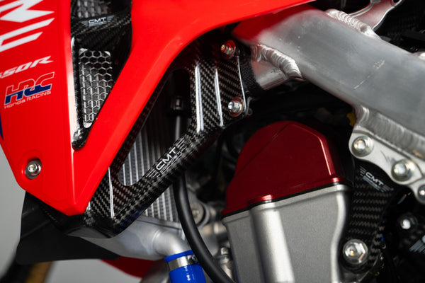 CMT Compositi Carbon Radiator Brace Kit | Honda CRF 250 R / Multi-Model | 001060