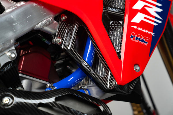 CMT Compositi Carbon Radiator Brace Kit | Honda CRF 250 R / Multi-Model | 001060