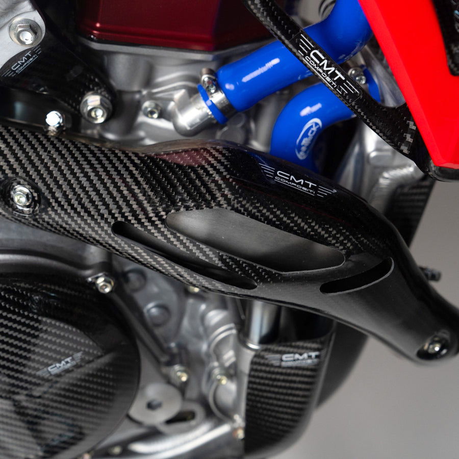 CMT Compositi Carbon Exhaust Heat Guard | Honda CRF 450 R / Multi-Model | 001064