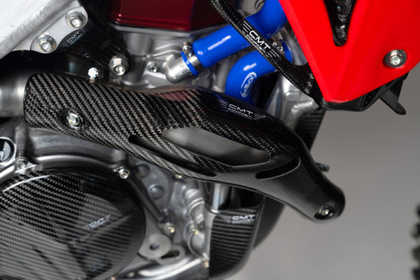 CMT Compositi Carbon Exhaust Heat Guard | Honda CRF 450 R / Multi-Model | 001064