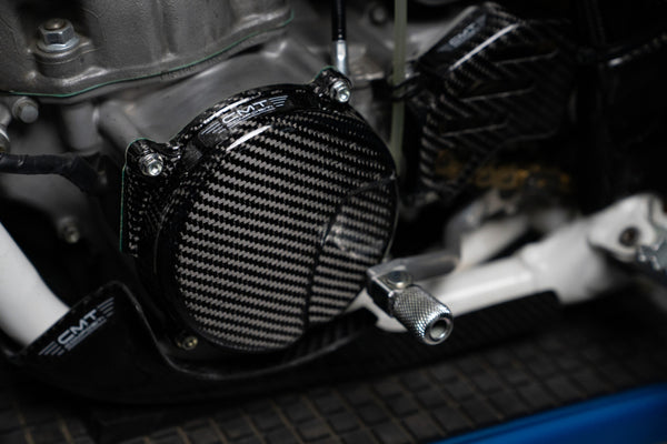 CMT Compositi Carbon Ignition Cover Guard | Honda CR 250 | 001069