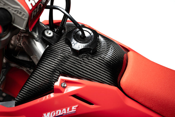 CMT Compositi Carbon Fuel Tank Cover | Honda CRF 450 RX ENDURO / Multi-Model | 001072