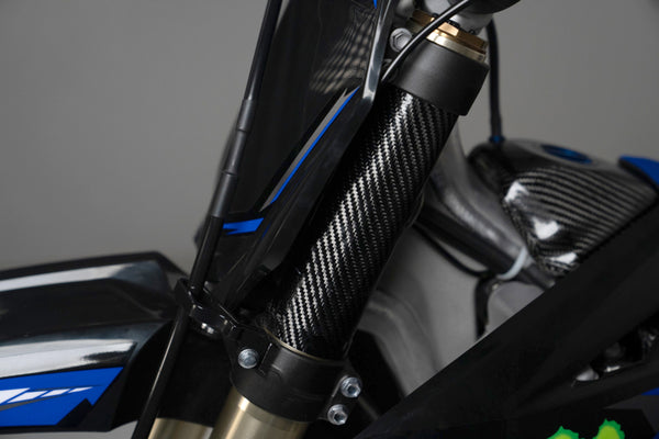 CMT Compositi Carbon Upper Fork Guards | Yamaha / Honda | 001074