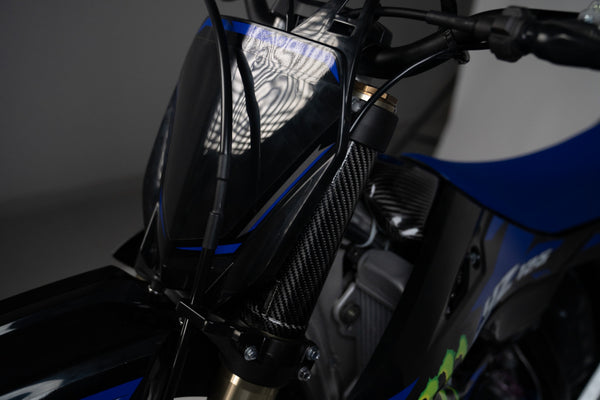CMT Compositi Carbon Upper Fork Guards | Yamaha / Honda | 001074