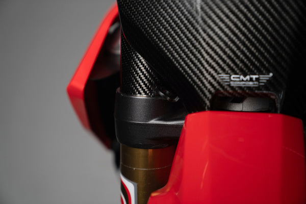 CMT Compositi Carbon Upper Fork Guards | Yamaha / Honda | 001074