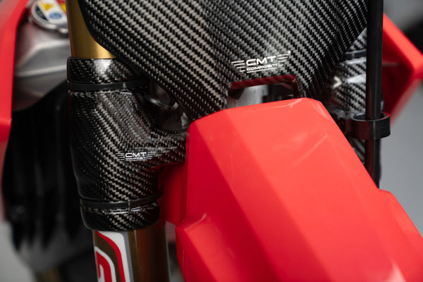 CMT Compositi Carbon Triple Clamp Guards | Honda CRF 450 R / Multi-Model | 001075