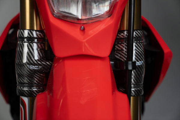 CMT Compositi Carbon Triple Clamp Guards | Honda CRF 450 R / Multi-Model | 001075