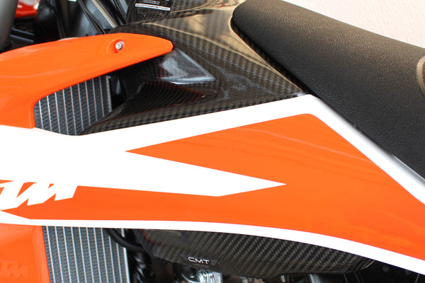 CMT Compositi Carbon Lower Fuel Tank Cover | KTM SX 125 / KTM SX 250 | 003001