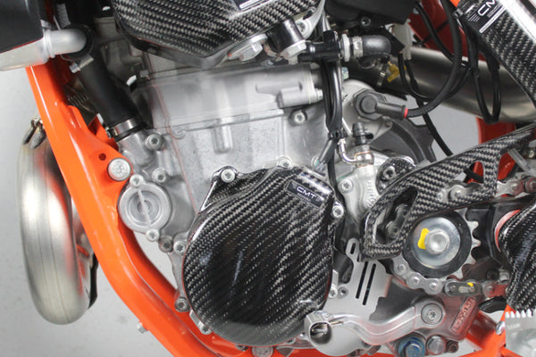 CMT Compositi Carbon Ignition Cover Guard | KTM EXC-F 450 / Multi-Model | 003002