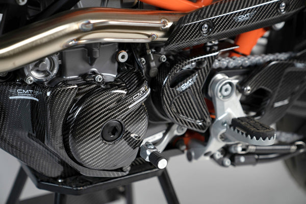 CMT Compositi Carbon Ignition Cover Guard | KTM / Husqvarna / Gas Gas | 003010