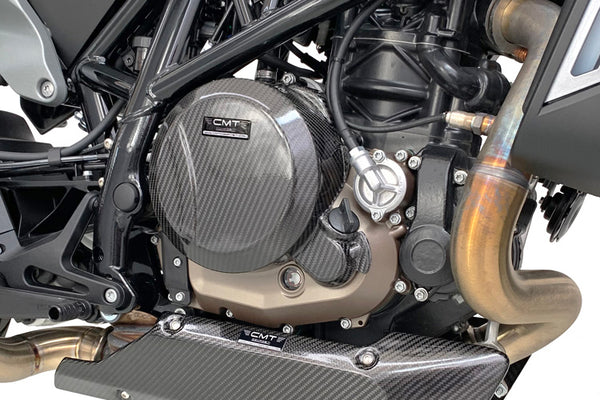 CMT Compositi Carbon Catalytic Converter Heat Guards | Husqvarna VITPILEN 701 / Husqvarna SVARTPILEN 701 | 003021