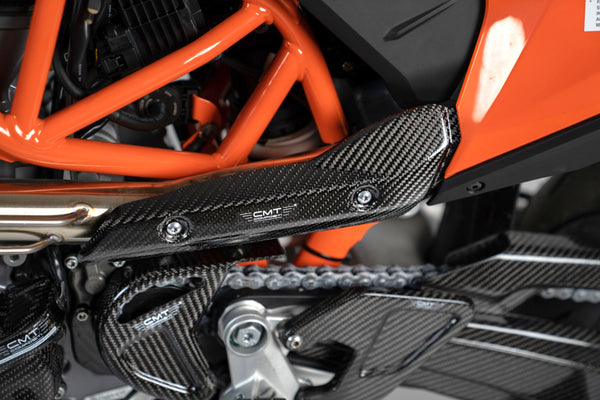 CMT Compositi Carbon Exhaust Heat Guard | KTM 690 SMC R / KTM 690 ENDURO R | 003024