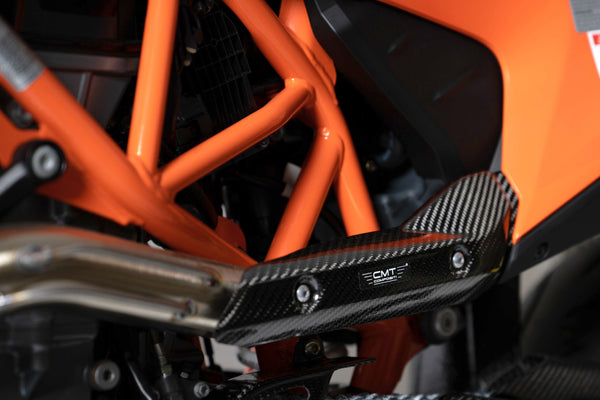 CMT Compositi Carbon Exhaust Heat Guard | KTM 690 SMC R / KTM 690 ENDURO R | 003024