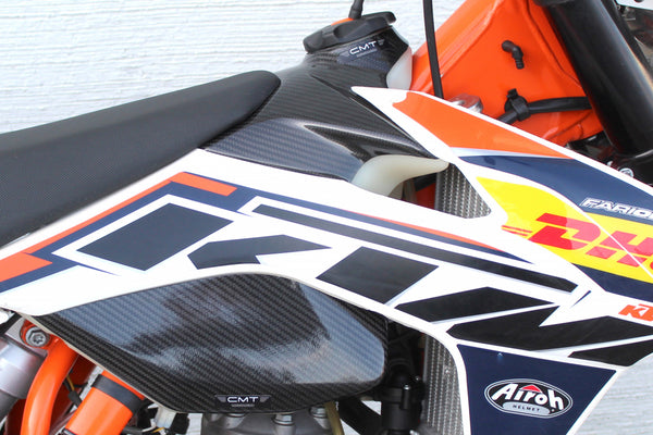 CMT Compositi Carbon Upper Fuel Tank Cover | KTM EXC-f 250 (US - USA MODEL) / Multi-Model | 003030