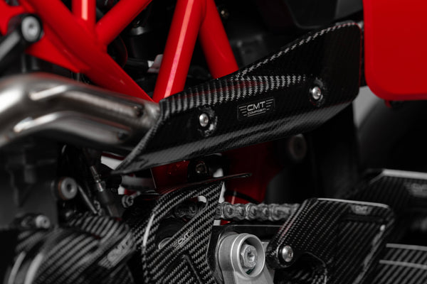 CMT Compositi Carbon Exhaust Heat Guard | Gas Gas SM 700 / Gas Gas ES 700 | 003040
