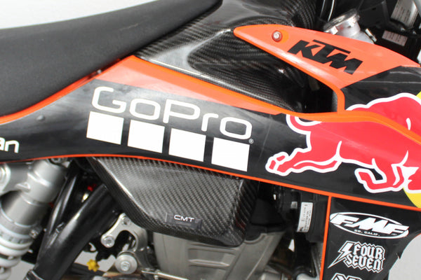 CMT Compositi Carbon Lower Fuel Tank Cover | KTM EXC-f 350 (EU - EUROPE MODEL) / Multi-Model | 003046