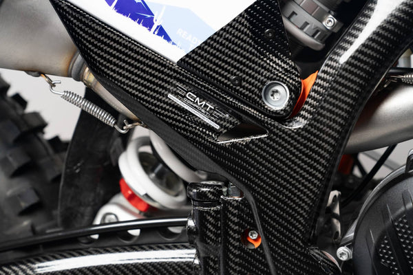 CMT Compositi Carbon Frame Guards | KTM SX 125 / Multi-Model | 003050