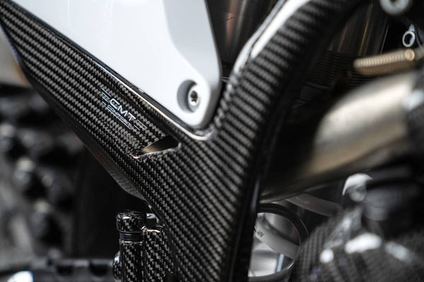 CMT Compositi Carbon Frame Guards | KTM SX 125 / Multi-Model | 003050