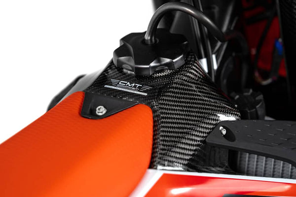 CMT Compositi Carbon Upper Fuel Tank Cover | KTM SX 125 / Multi-Model | 003051