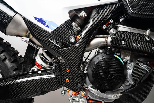 CMT Compositi Carbon Rear Side Panel Guards | KTM SX 125 / Multi-Model | 003056