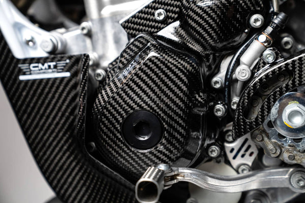 CMT Compositi Carbon Ignition Cover Guard | KTM / Husqvarna / Gas Gas | 003058