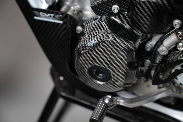 CMT Compositi Carbon Ignition Cover Guard | KTM / Husqvarna / Gas Gas | 003058