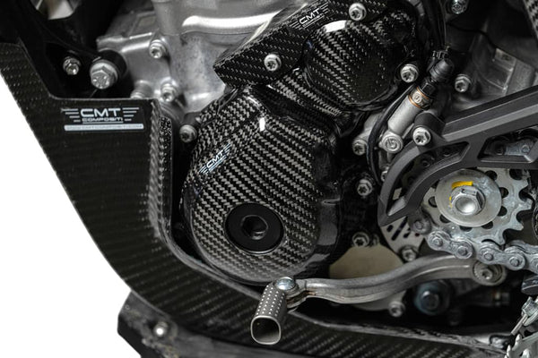 CMT Compositi Carbon Ignition Cover Guard | KTM / Husqvarna / Gas Gas | 003058