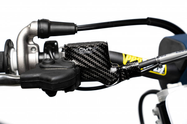 CMT Compositi Carbon Front Brake Master Cylinder Guard | Triumph / KTM / Husqvarna / Gas Gas / Stark Varg | 003060