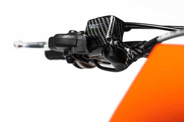 CMT Compositi Carbon Front Brake Master Cylinder Guard | Triumph / KTM / Husqvarna / Gas Gas / Stark Varg | 003060