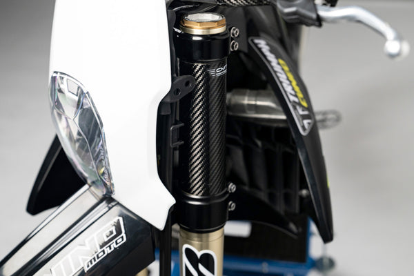 CMT Compositi Carbon Upper Fork Guards | Ducati / Yamaha / Triumph / Gas Gas / Husqvarna / KTM / TM Racing | 003067