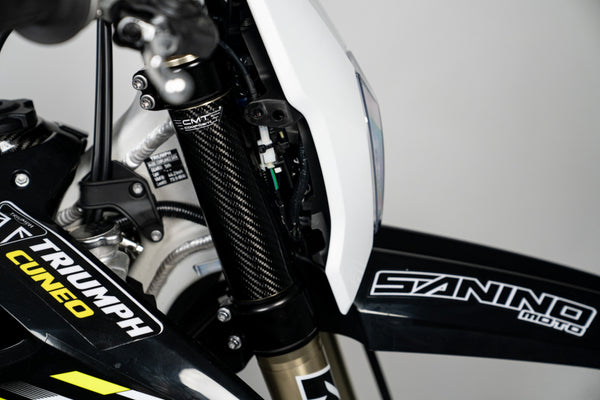 CMT Compositi Carbon Upper Fork Guards | Ducati / Yamaha / Triumph / Gas Gas / Husqvarna / KTM / TM Racing | 003067