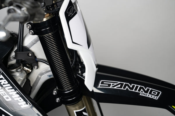 CMT Compositi Carbon Upper Fork Guards | Ducati / Yamaha / Triumph / Gas Gas / Husqvarna / KTM / TM Racing | 003067
