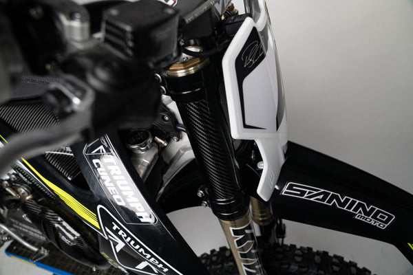 CMT Compositi Carbon Upper Fork Guards | Ducati / Yamaha / Triumph / Gas Gas / Husqvarna / KTM / TM Racing | 003067