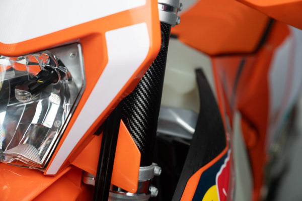 CMT Compositi Carbon Upper Fork Guards | Ducati / Yamaha / Triumph / Gas Gas / Husqvarna / KTM / TM Racing | 003067