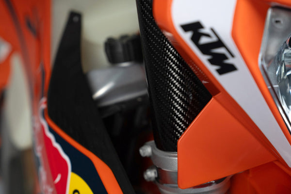 CMT Compositi Carbon Upper Fork Guards | Ducati / Yamaha / Triumph / Gas Gas / Husqvarna / KTM / TM Racing | 003067
