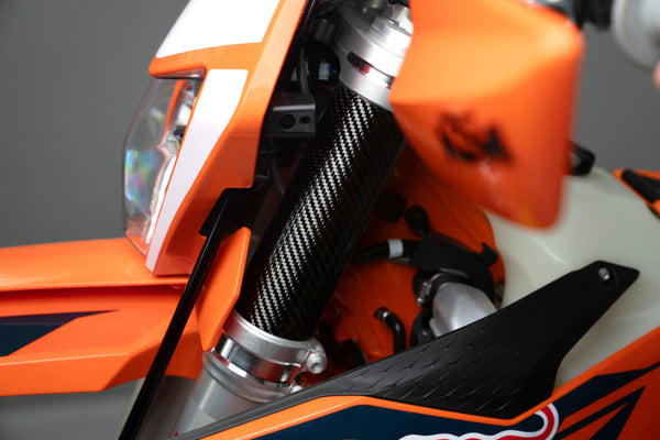 CMT Compositi Carbon Upper Fork Guards | Ducati / Yamaha / Triumph / Gas Gas / Husqvarna / KTM / TM Racing | 003067