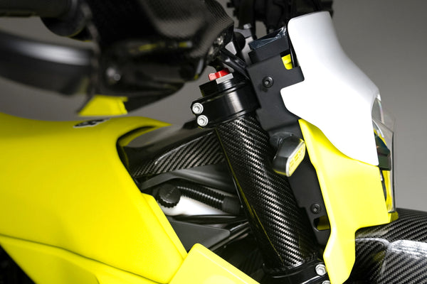 CMT Compositi Carbon Upper Fork Guards | Ducati / Yamaha / Triumph / Gas Gas / Husqvarna / KTM / TM Racing | 003067
