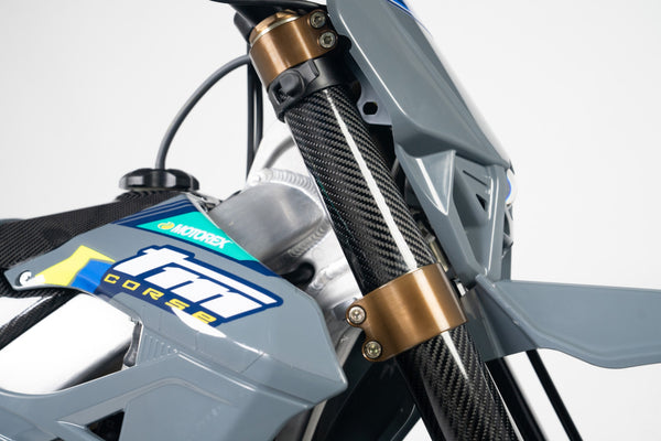CMT Compositi Carbon Upper Fork Guards | Ducati / Yamaha / Triumph / Gas Gas / Husqvarna / KTM / TM Racing | 003067