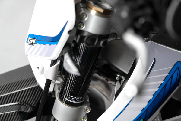 CMT Compositi Carbon Upper Fork Guards | Ducati / Yamaha / Triumph / Gas Gas / Husqvarna / KTM / TM Racing | 003067