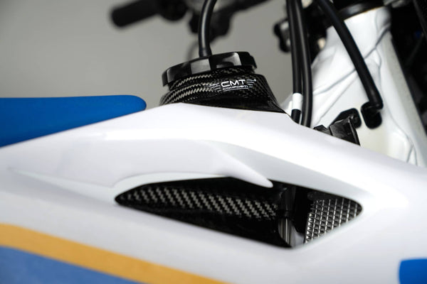 CMT Compositi Carbon Upper Fuel Tank Cover | Husqvarna TC 125 / Multi-Model | 003070