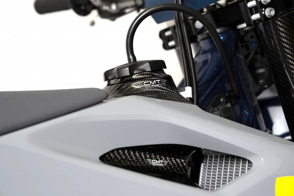 CMT Compositi Carbon Upper Fuel Tank Cover | Husqvarna TC 125 / Multi-Model | 003070