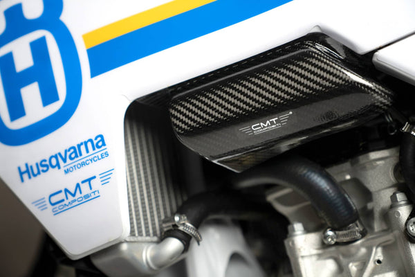 CMT Compositi Carbon Lower Fuel Tank Cover | Husqvarna TC 125 / Multi-Model | 003071