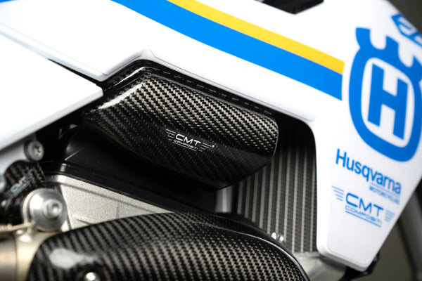 CMT Compositi Carbon Lower Fuel Tank Cover | Husqvarna TC 125 / Multi-Model | 003071