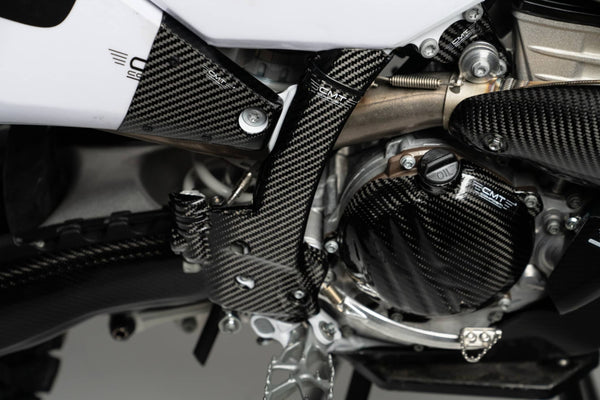 CMT Compositi Carbon Frame Guards | Husqvarna TC 125 / Multi-Model | 003072