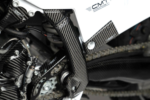 CMT Compositi Carbon Frame Guards | Husqvarna TC 125 / Multi-Model | 003072