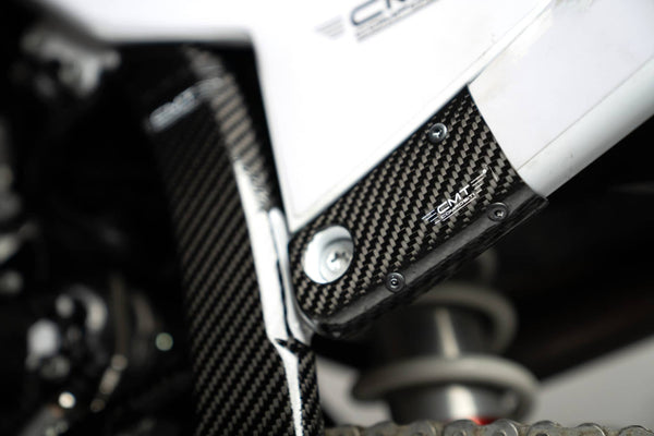 CMT Compositi Carbon Rear Side Panel Guards | Husqvarna TC 125 / Multi-Model | 003073