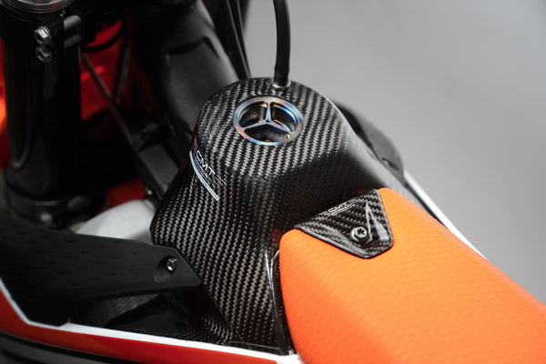 CMT Compositi Carbon Seat Mount Guard | KTM SX 125 / Multi-Model | 003080