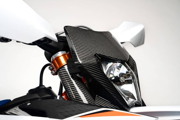 CMT Compositi Carbon Headlight Mask | KTM EXC 150 / Multi-Model | 003091